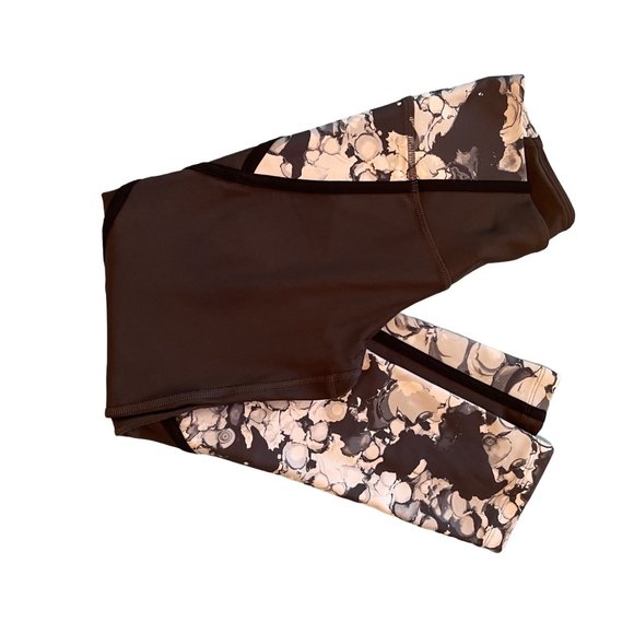 Under Armour HeatGear Leggings Women's Medium Black and Gray - Picture 3 of 6